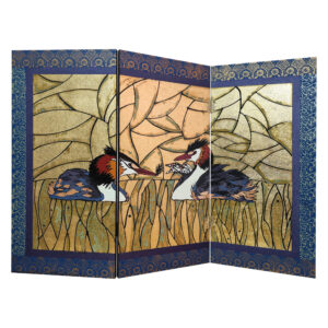 پاراوان دکوراتیو رومیزی سه لت طرح نفت چیلیک (کَشیم بزرگ)